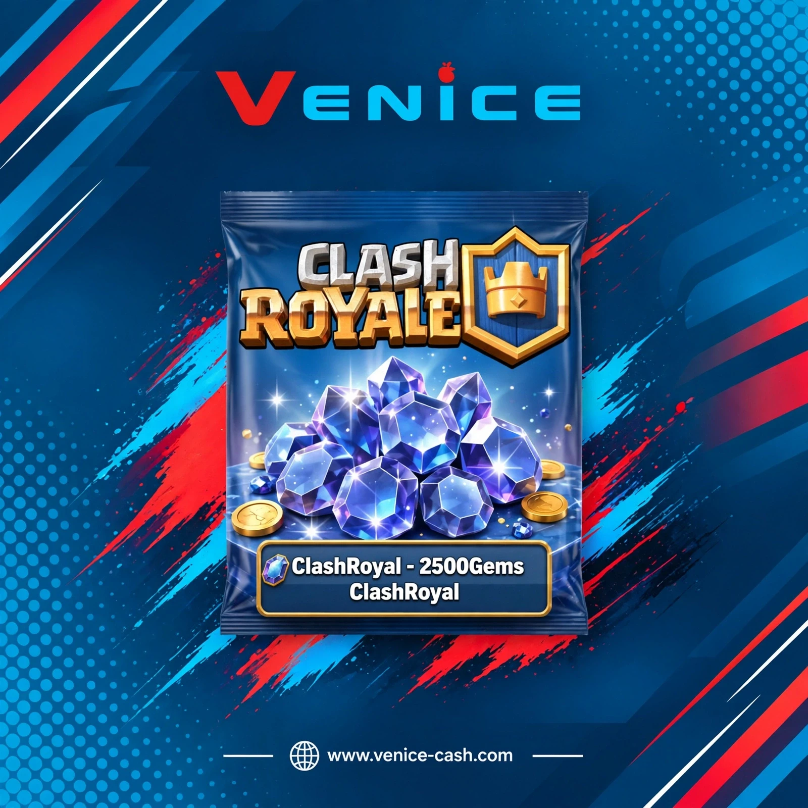 ClashRoyal - 2500Gems ClashRoyal