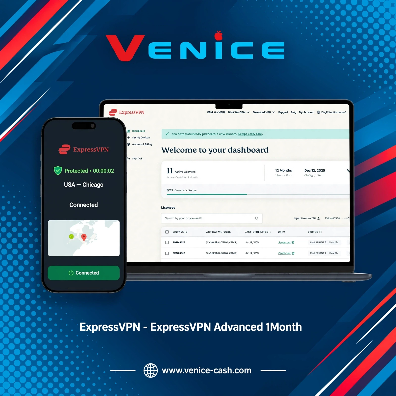 ExpressVPN - ExpressVPN Advanced 1Month
