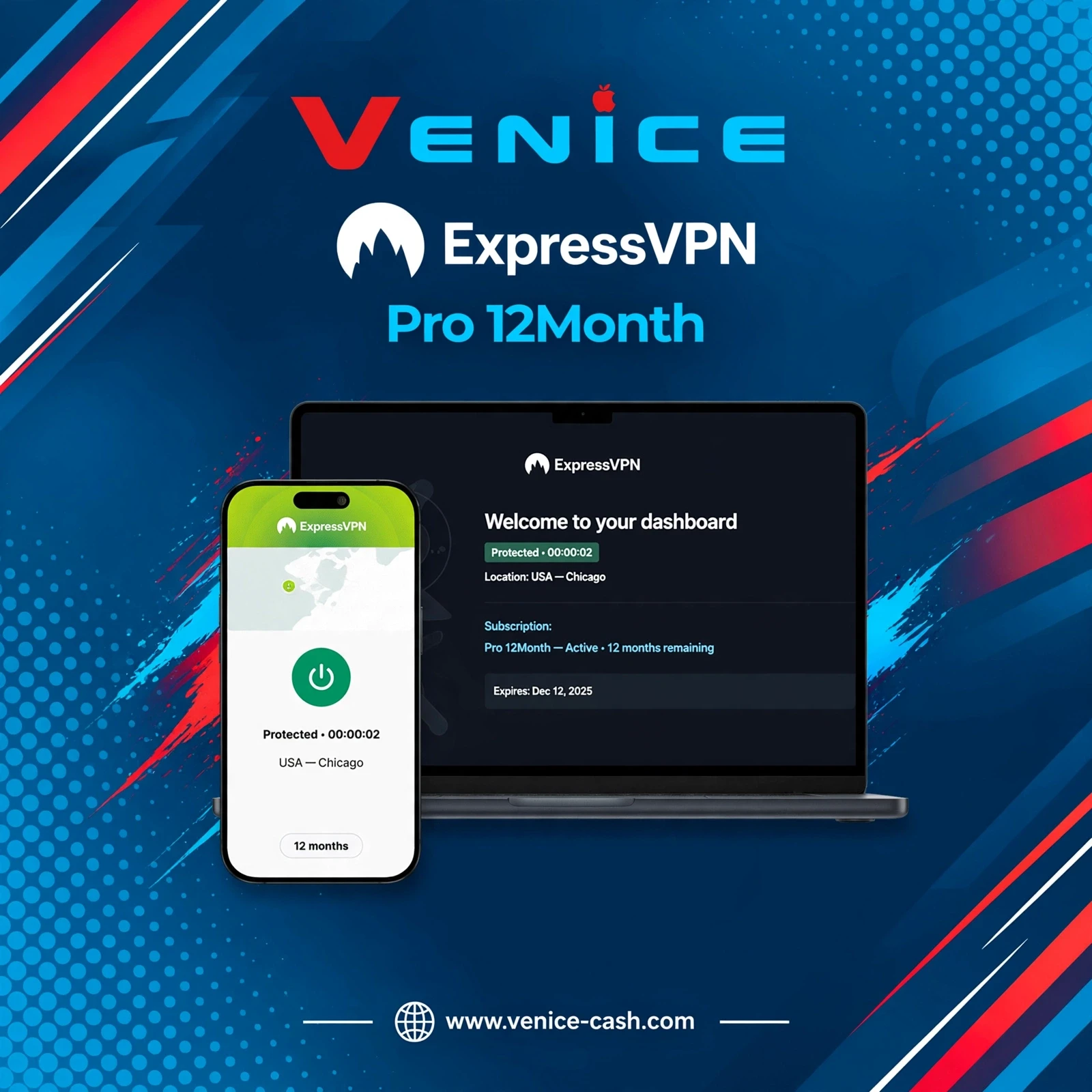 ExpressVPN - ExpressVPN Pro 12Month