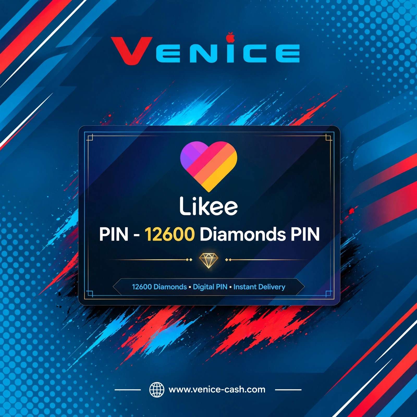 Likee PIN - 12600Diamonds PIN