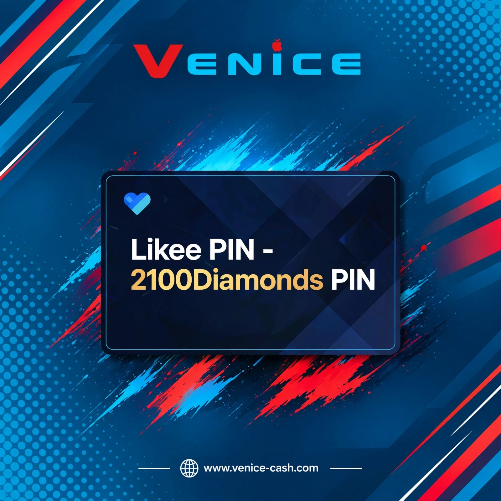 Likee PIN - 2100Diamonds PIN
