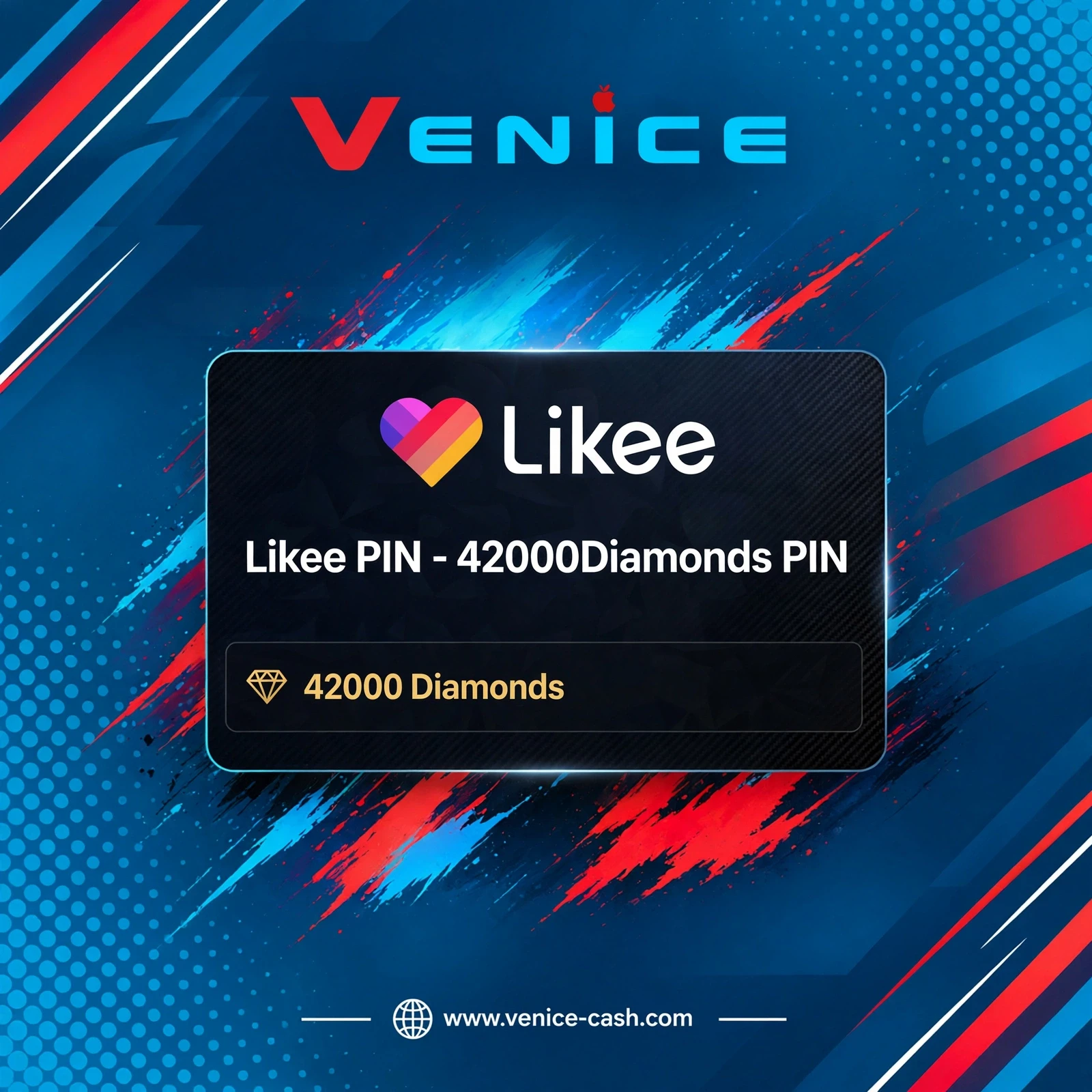 Likee PIN - 42000Diamonds PIN