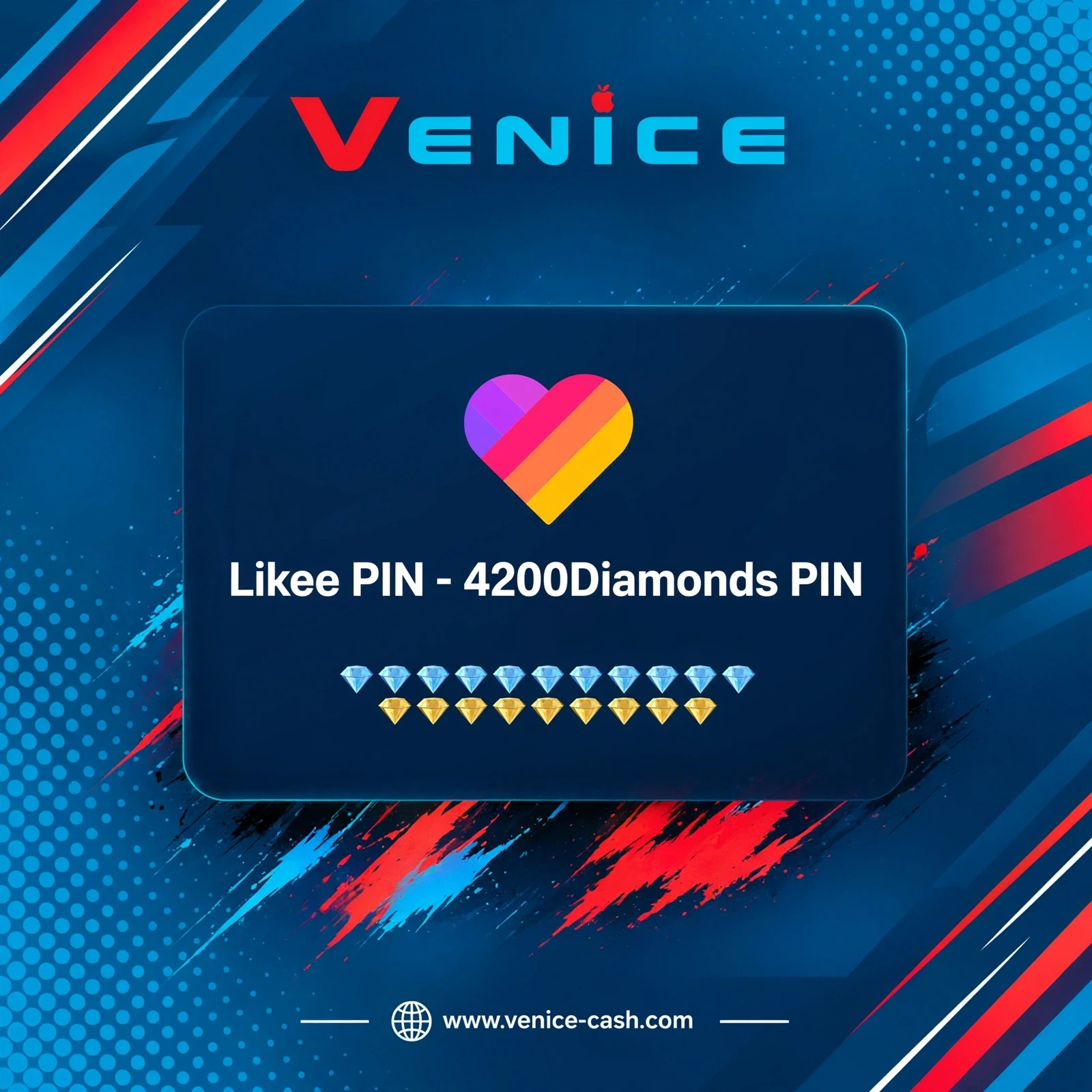 Likee PIN - 4200Diamonds PIN