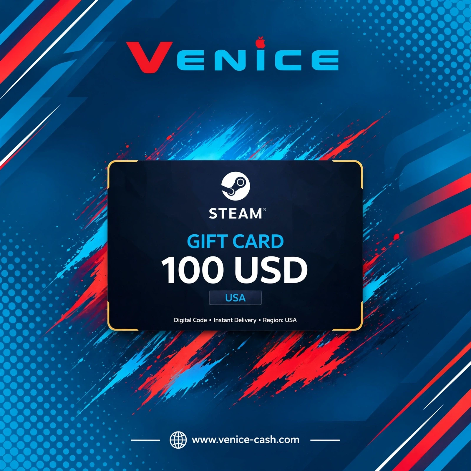 Steam - Steam 100$ USA