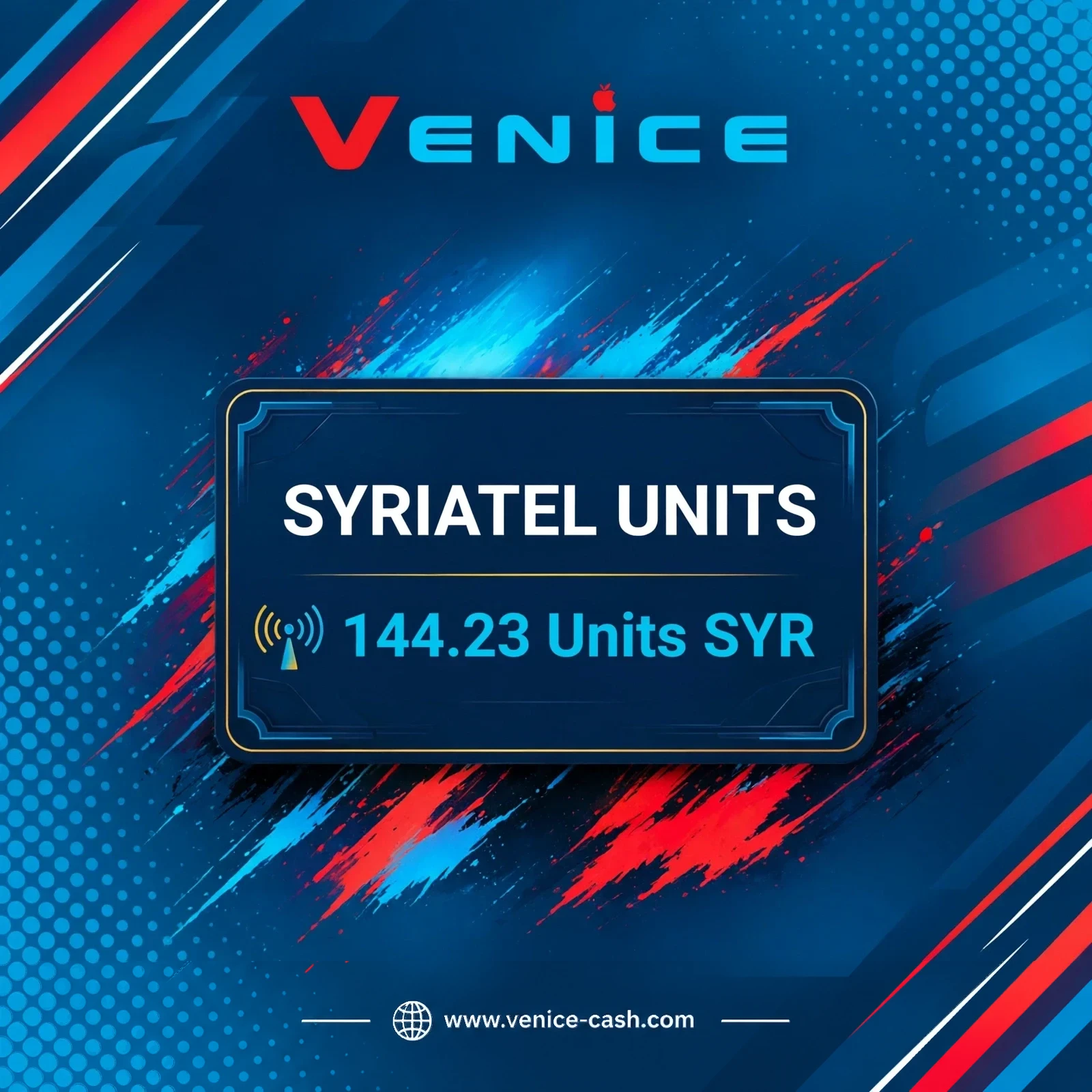 SYRIATEL UNITS - 96.15 Units SYR